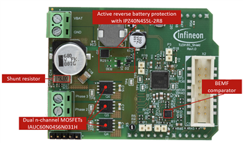 機械図面 - Infineon Technologies SHIELD_TLE9185評価用ボード